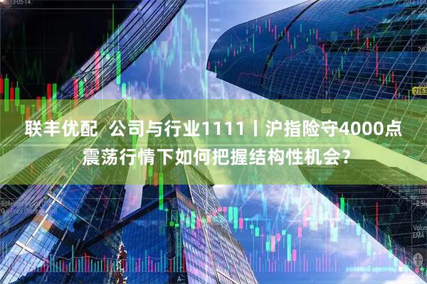 联丰优配  公司与行业1111丨沪指险守4000点 震荡行情下如何把握结构性机会？